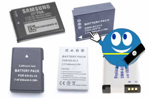 batteries pour les appareils photos numriques