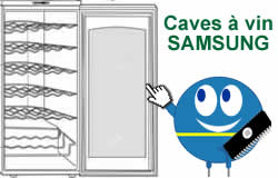 Pices et composants pour les Caves a vin SAMSUNG