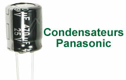 condensateurs de la marque panasonic