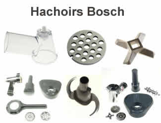 Les pices et composants pour les hachoirs de la marque Bosch