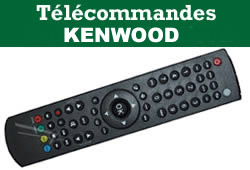 tlcommandes pour les appareils audiovisuels kenwood