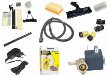 pieces et composants pour les aspirateurs et apapreils de nettoyage Karcher