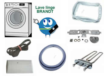 pieces et composants pour les lave linge BRANDT