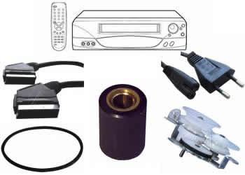 pieces et composants pour les Magntoscopes AKAI