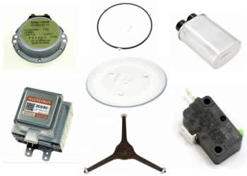 pieces et composants pour les micro ondes Panasonic