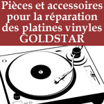 pices et accessoires pour la rparation des platines tourne disque goldstar