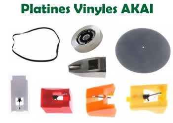 pieces et composants pour les platines vinyles AKAI