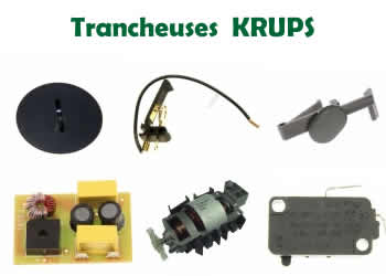 pieces et composants pour les trancheuses KRUPS