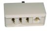 fiche femelle RJ11 (Western 6/4) + TAE-NFN-femelle