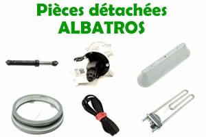 pi�ces d�tach�es pour la r�paration des appareils �lectrom�nagers Albatros