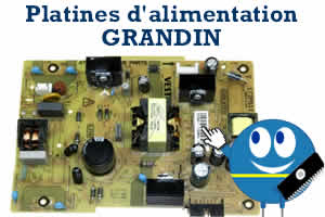 platine alimentation pour les tlvisions grandin