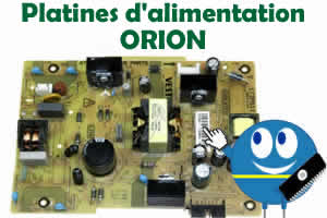 platine alimentation pour les télévisions ORION