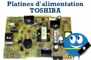 platine alimentation pour les télévisions toshiba