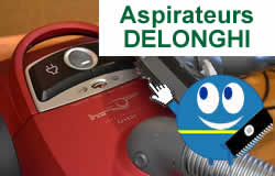 Pièces et composants pour les aspirateurs Delonghi