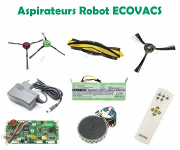 pices et composants pour les aspirateurs robot ecovacs