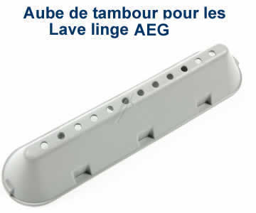 Aubes de tambour pour les lave linge AEG