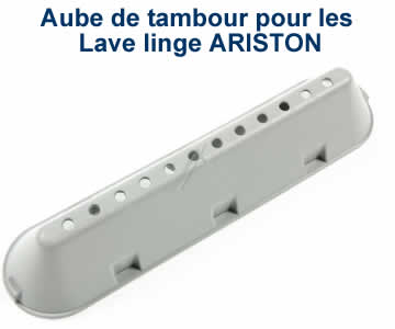 Aubes de tambour pour les lave linge ARISTON