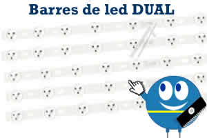 barres led pour les tlvisions dual