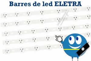 barres de led de remplacement pour la réparation des télévisions ELETRA