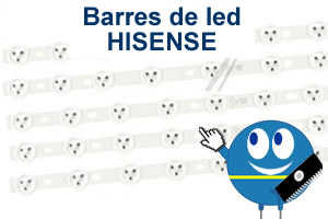 barres led pour les télévisions HISENSE