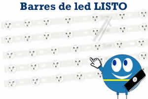 barres de led de remplacement pour la rparation des tlvisions LISTO