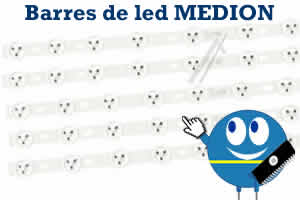 barres de led de remplacement pour la rparation des tlvisions MEDION