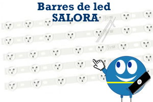 barres de led de remplacement pour la réparation des télévisions SALORA