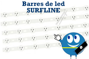 barres de led de remplacement pour la rparation des tlvisions SURFLINE