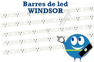 barres de led de remplacement pour la réparation des télévisions WINDSOR