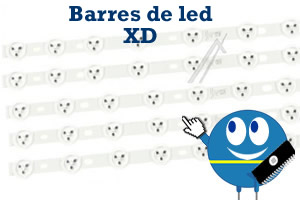 barres de led de remplacement pour la réparation des télévisions XD