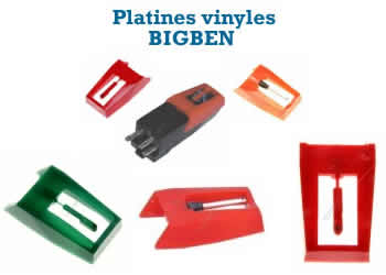 pices pointes de lecture diamants cellules pour les platines vinyles bigben