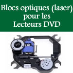 blocs optiques laser pour la réparation des lecteurs dvd
