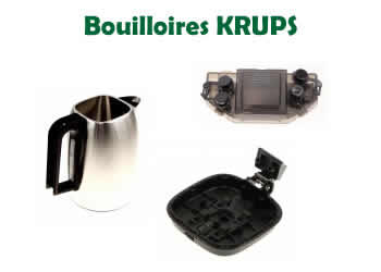 Les pices et composants pour les bouilloires de la marque Krups