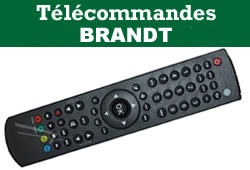 tlcommandes pour les appareils audiovisuels brandt