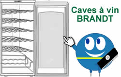 Pices et composants pour les Caves a vin BRANDT