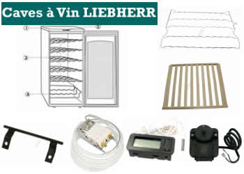 pieces et composants pour les caves  vin Liebherr