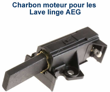 charbons moteur pour les lave linge AEG