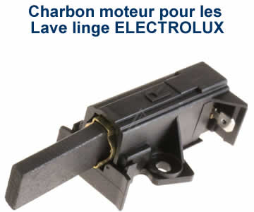 charbons moteur pour les lave linge ELECTROLUX