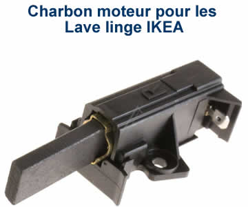 charbons moteur pour les lave linge IKEA