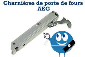 charnieres de porte de four aeg