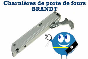 charnieres de porte de four brandt