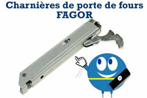 charnieres de porte de four fagor