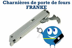 charnieres de porte de four franke