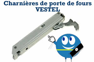 charnieres de porte de four vestel