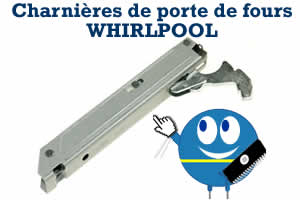 charnieres de porte de four whirlpool