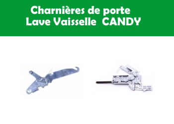 charnires de porte pour les lave vaisselle CANDY