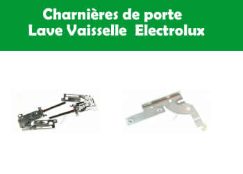 charnires de porte pour les lave vaisselle Electrolux