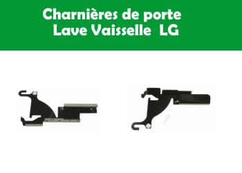 charnires de porte pour les lave vaisselle LG