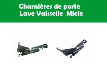 charnires de porte pour les lave vaisselle Miele