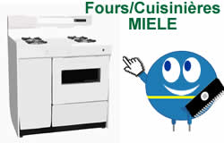 Pièces et composants pour les fours et cuisinières MIELE